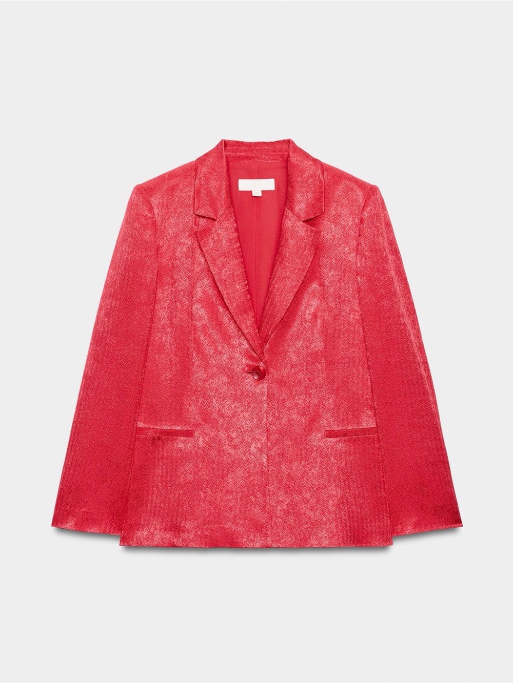 Zara Vibrant Raspberry Single-Button Blazer - Picture 10 of 10